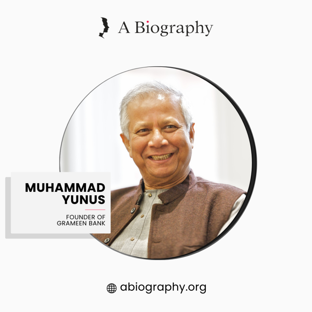A BIOGRAPHY OF MUHAMMAD YUNUS – ABIOGRAPHY