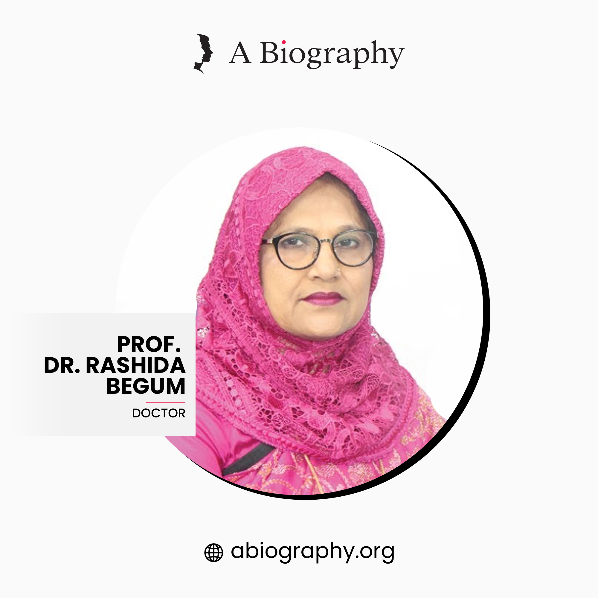 PROF. DR. RASHIDA BEGUM